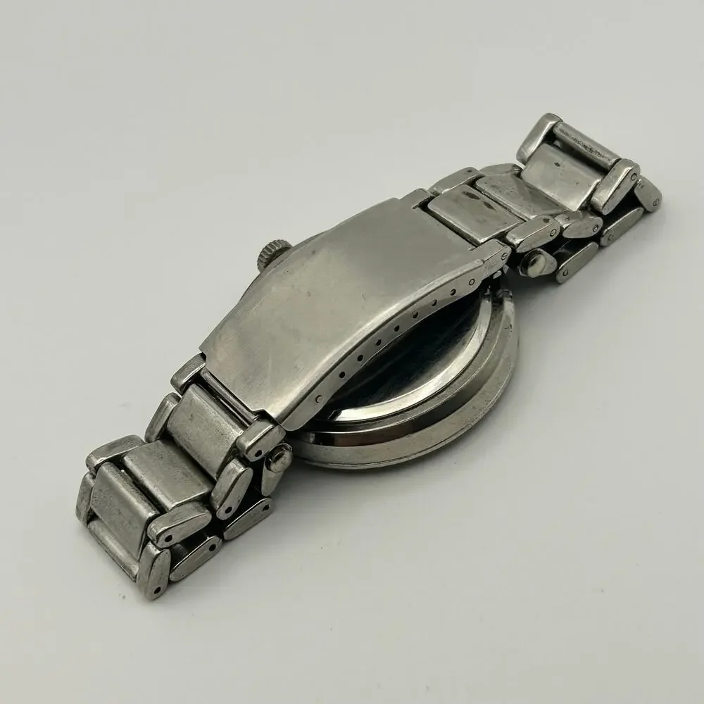 Massini Silver-tone Crystal Bezel Quartz Watch Working New Battery